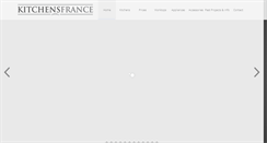 Desktop Screenshot of kitchensfrance.com